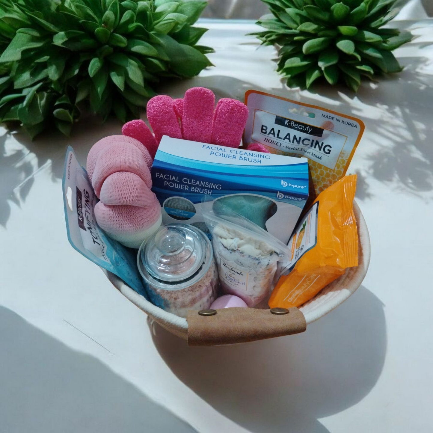 Classic luxury spa baskets