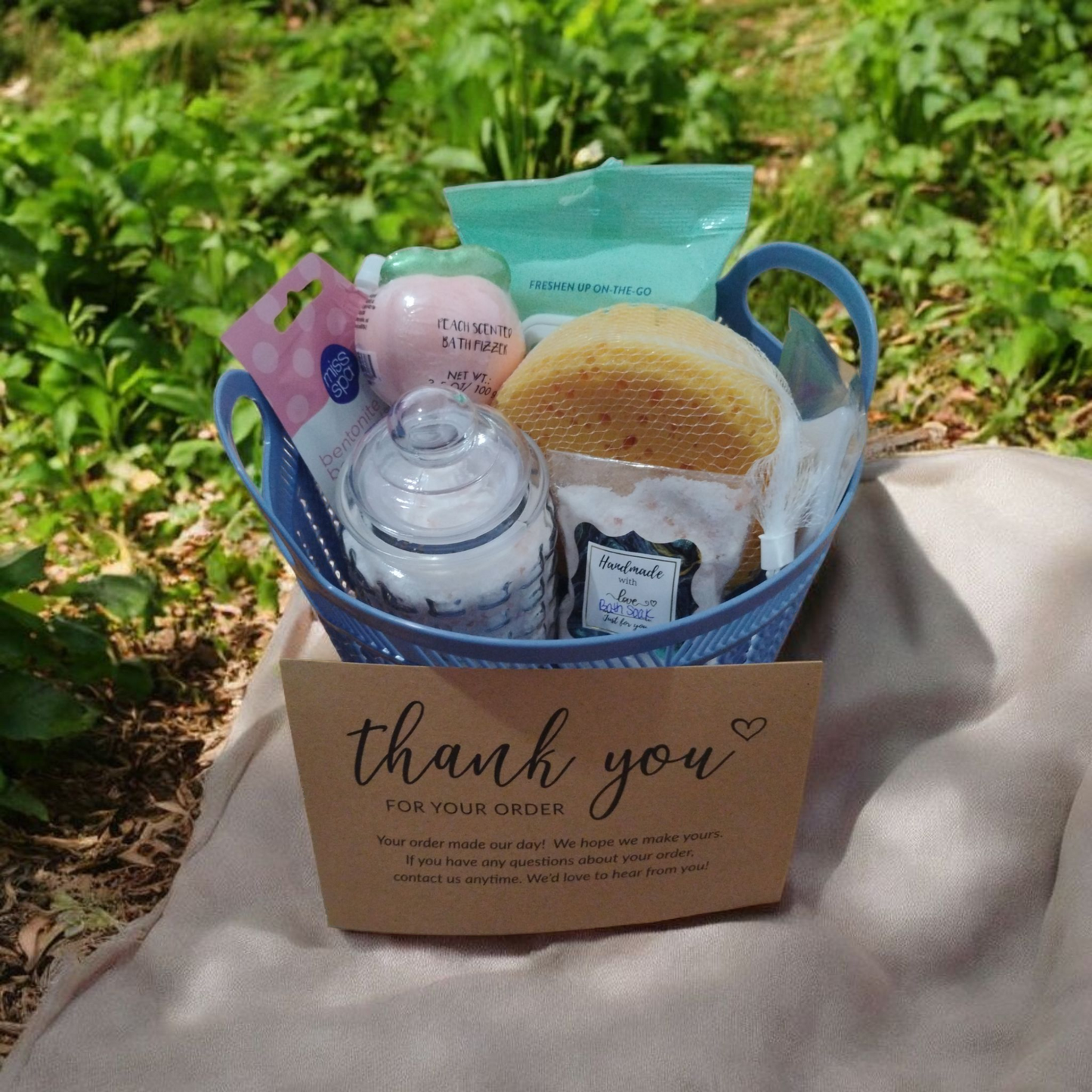 Classic luxury spa baskets