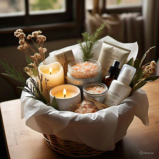 Classic luxury spa baskets